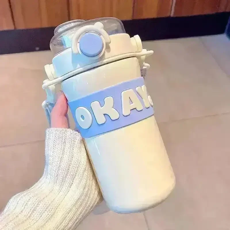 Okay To Drink 2 in 1 Water Bottle (650 ml) - Image 3