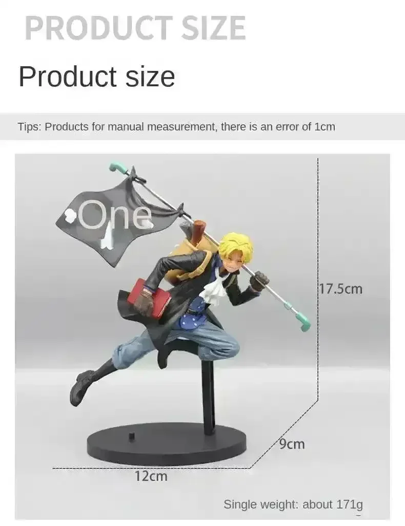 One Piece Anime Three Brothers Figurine (30 cm) - Image 6