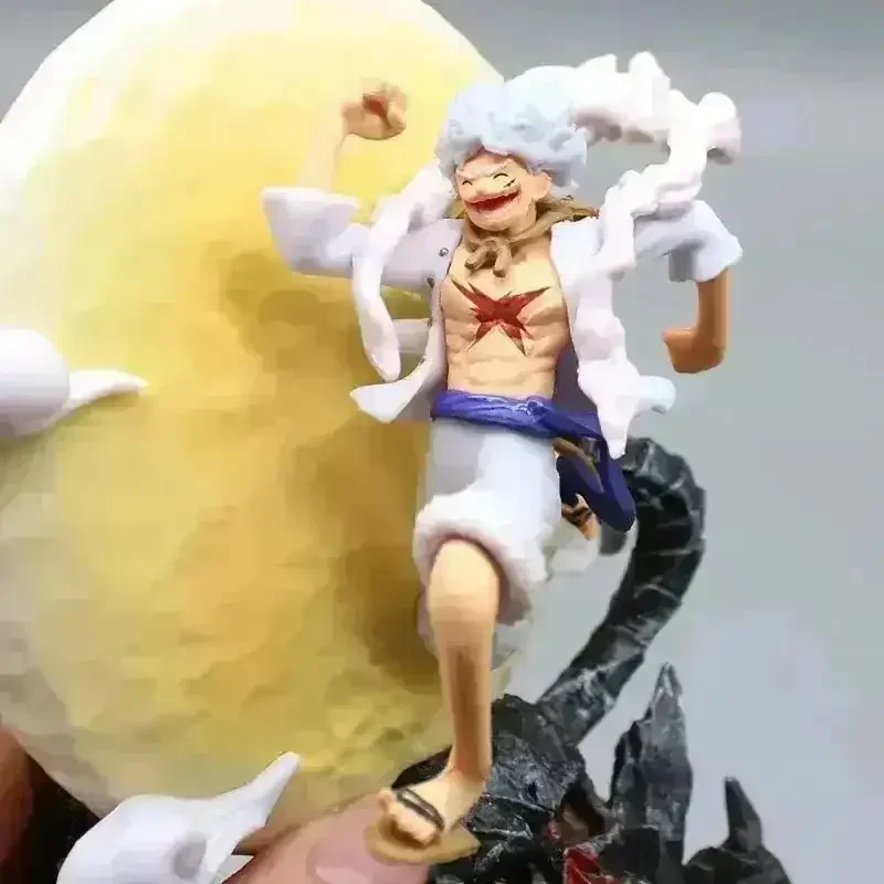 One Piece Gear 5 Glowing Lamp Luffy Figure (27 cm) - Image 7