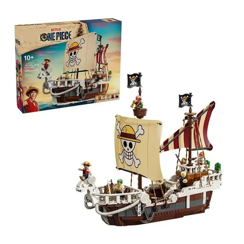 One Piece Merry Pirate Ship Blocks (1376 Pcs)