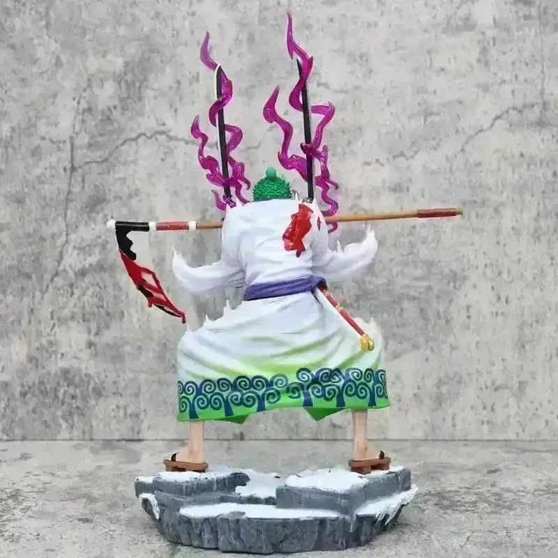One Piece Roronoa Zoro Inferno Ghost Action Figurine (31 cm) - Image 9