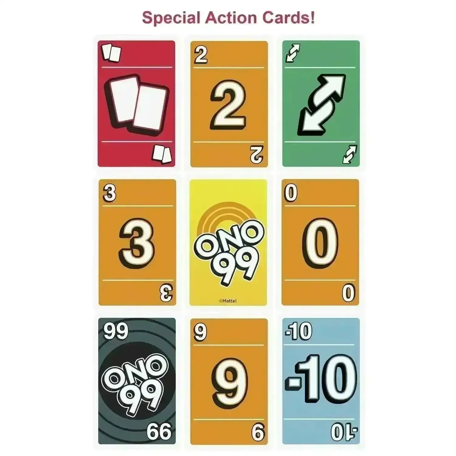 ONO 99 Numerical Card Game - Image 4