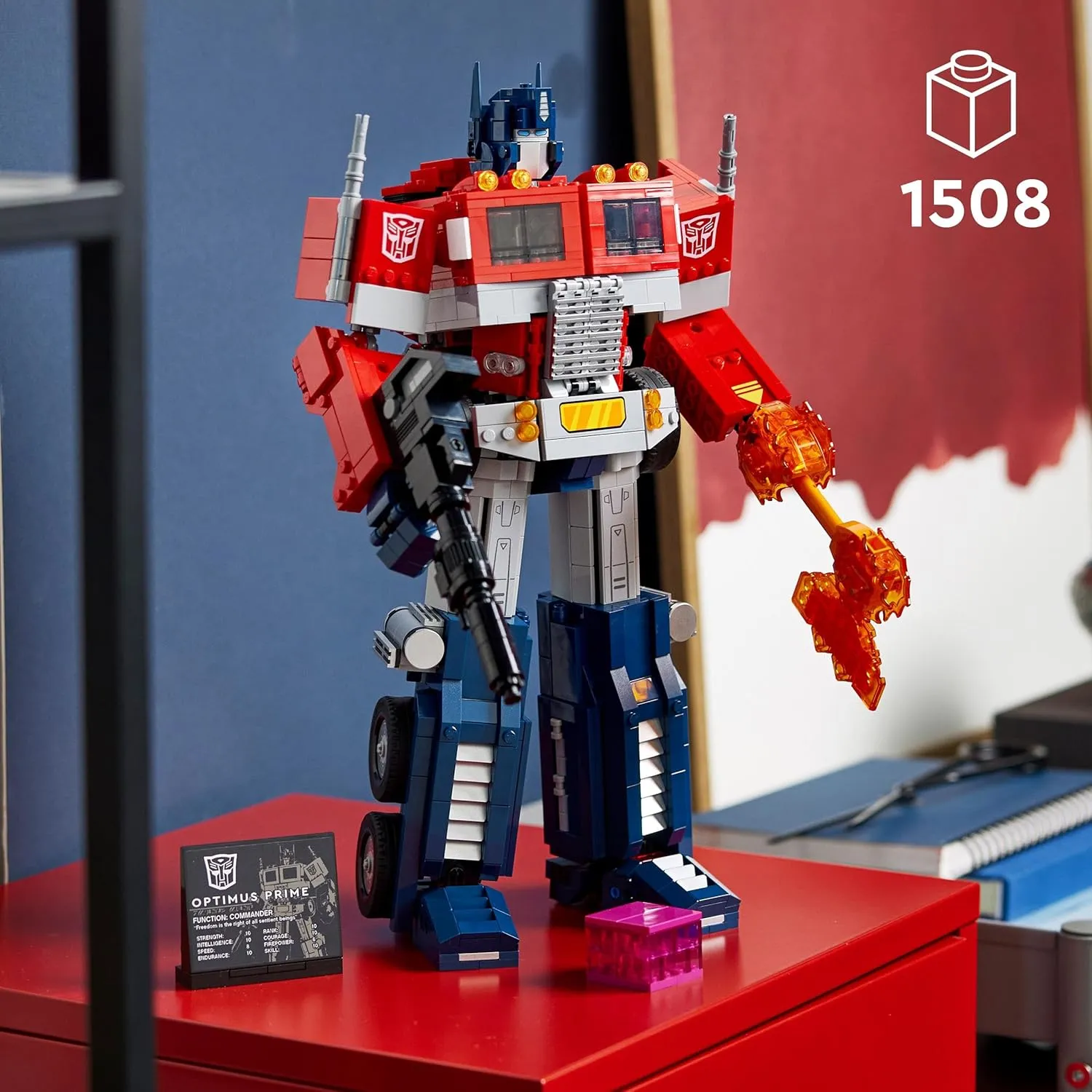 Transformers Optimus Prime 2 in 1 Blocks (1508 Pcs) - Image 2