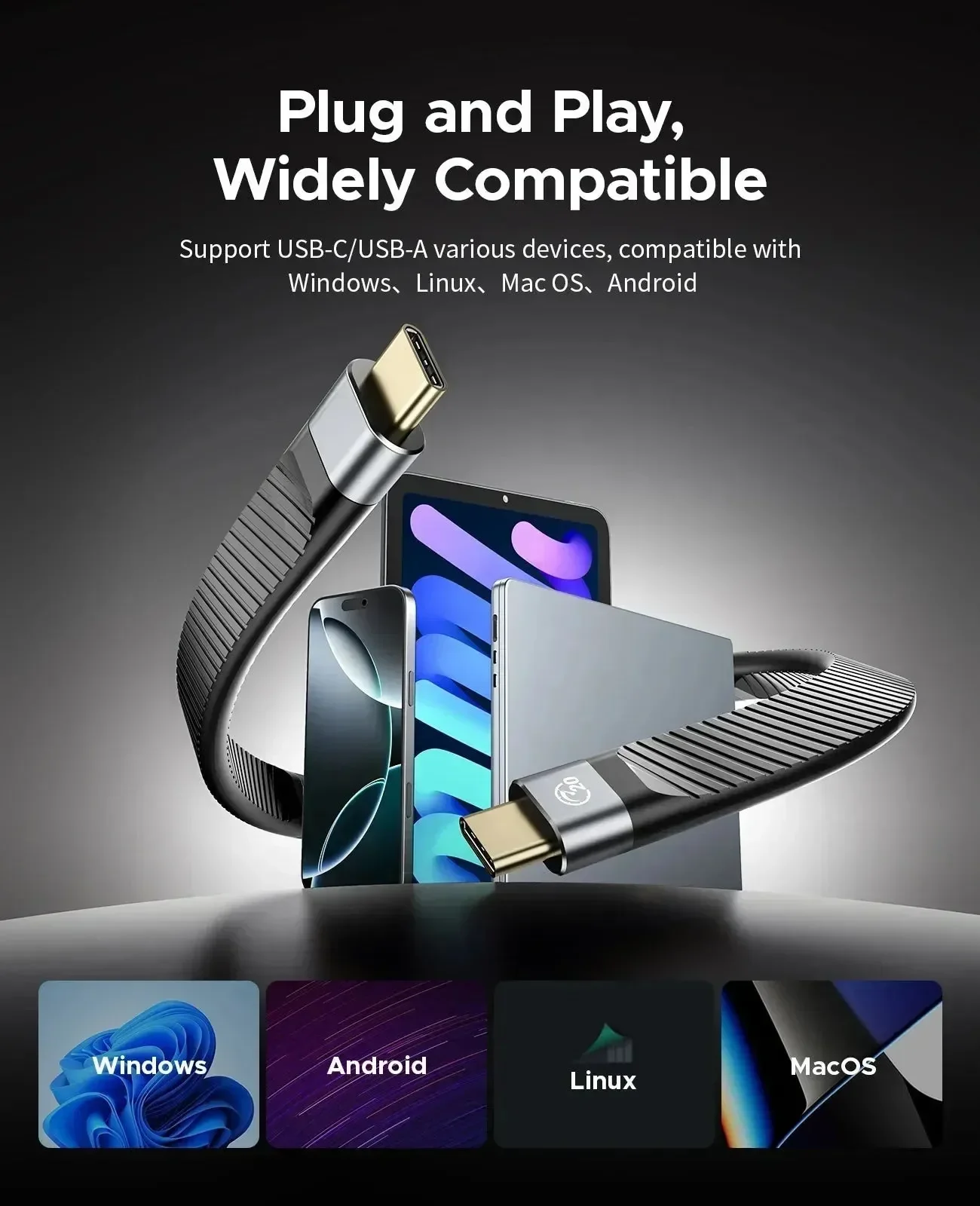ORICO 5Gbps Portable Solid State Drive 480MB/s Magnetic External SSD for iPhone 16 15 Pro/Max ProRes 4K HDR Record and Store - Image 5