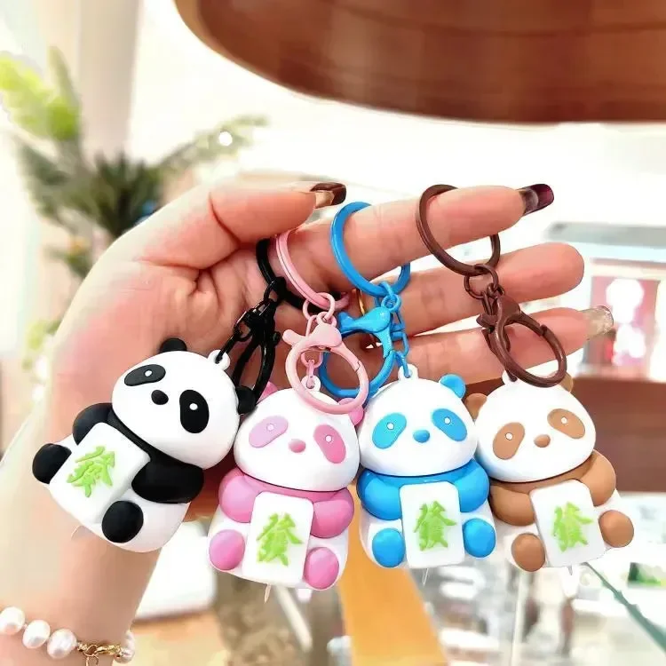 Panda-Monium Glowing LED Keychain - Image 2