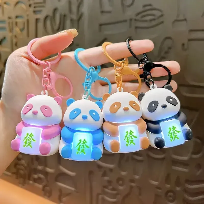 Panda-Monium Glowing LED Keychain - Image 3