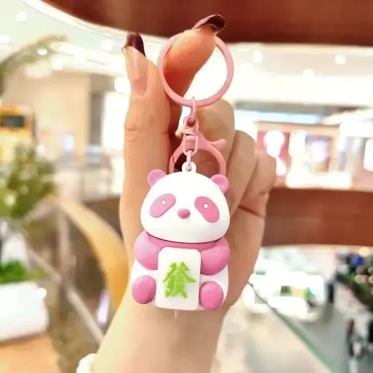 Panda-Monium Glowing LED Keychain - Image 5
