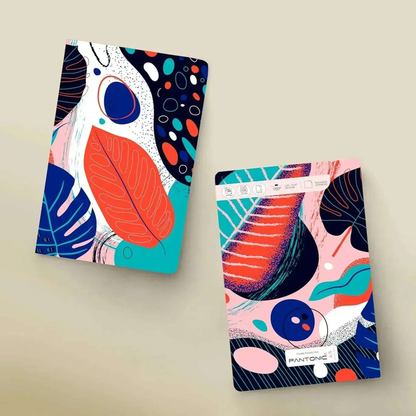 Pantone Abstract Canvas B6 Notebook