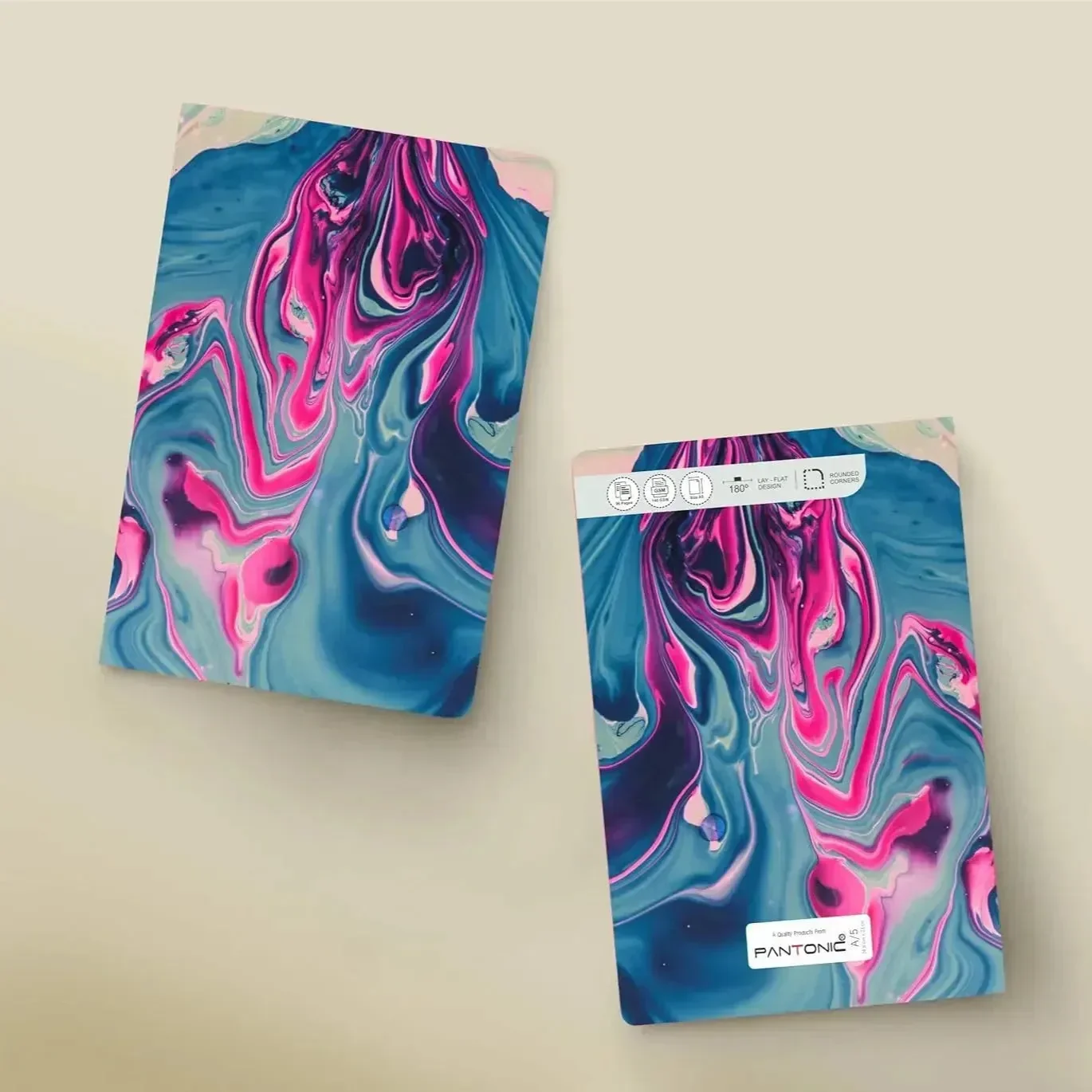 Pantone Abstract Canvas B6 Notebook - Image 3