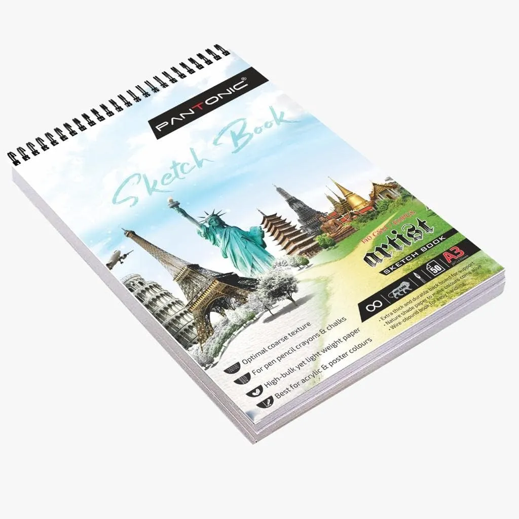 Pantonic Artist Canvas A3 Sketchbook