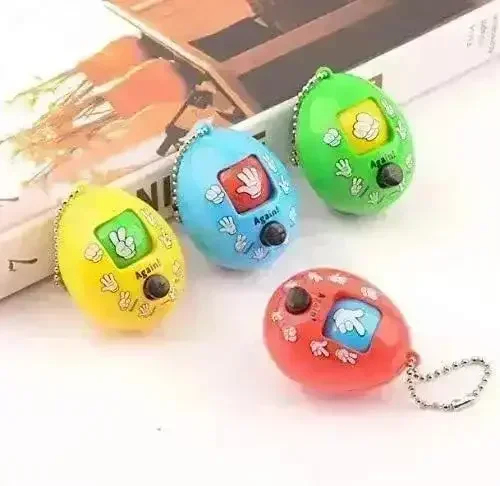 Rock Paper Scissors Game Key Chain (Set of 5) - Image 3