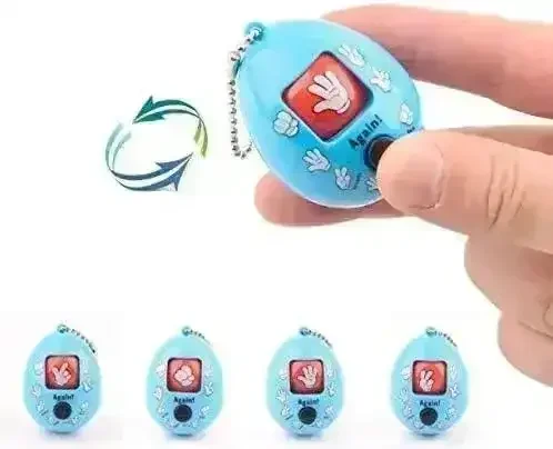 Rock Paper Scissors Game Key Chain (Set of 5) - Image 4