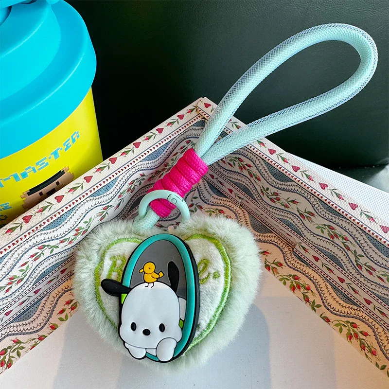 Peek-a-Boo Heart Plush Keychain - Image 4