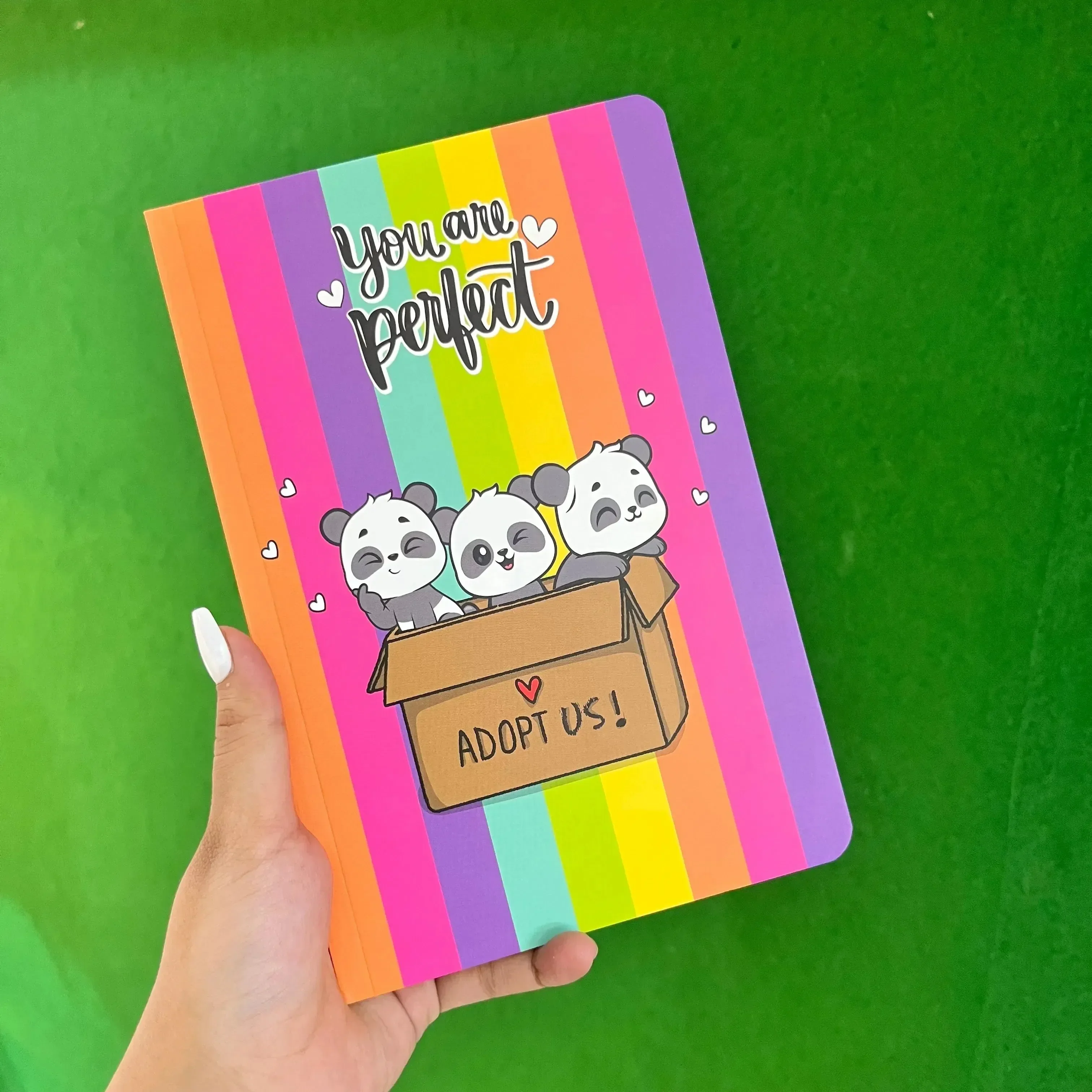 Perfectly You Panda A5 Notebook - Image 2