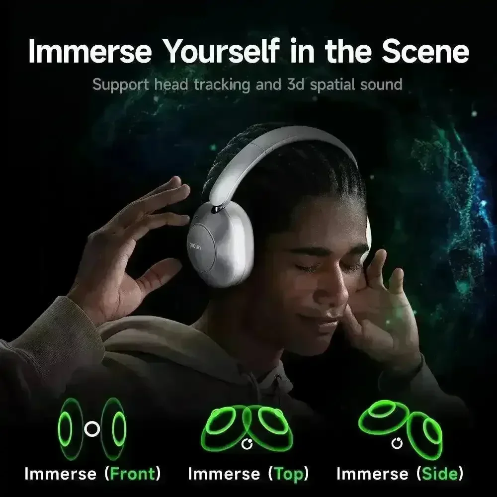 Picun F6 Active Noise Cancelling Wireless Headphones - Image 4