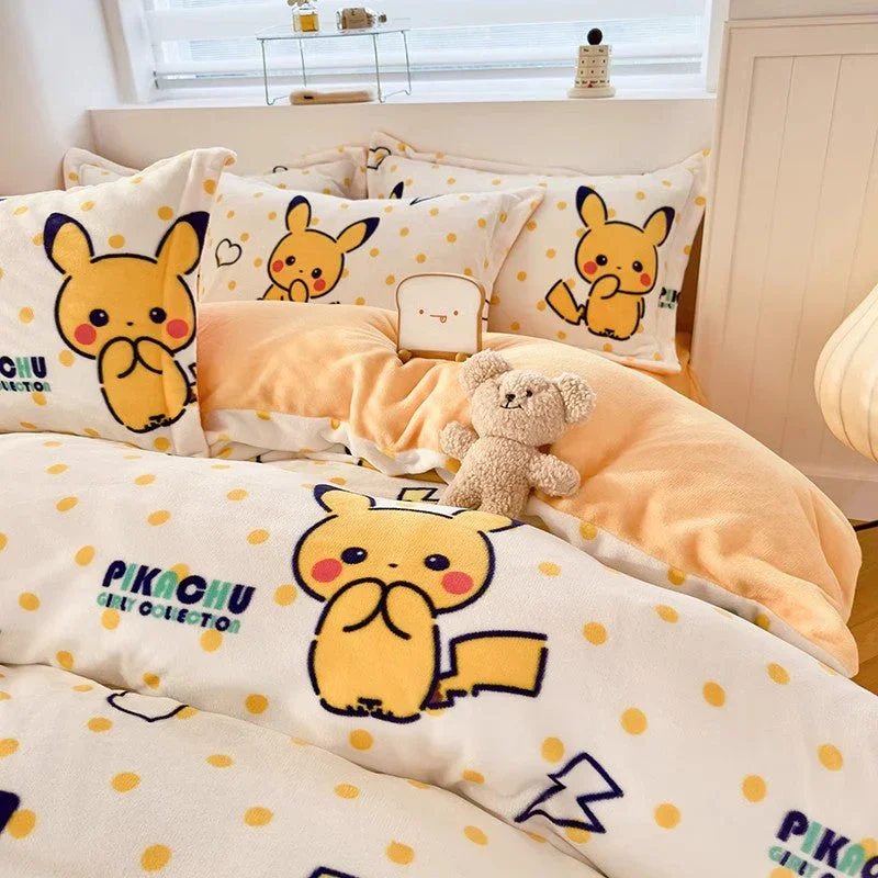Pika Chic Cartoon Bedding Set - Image 2