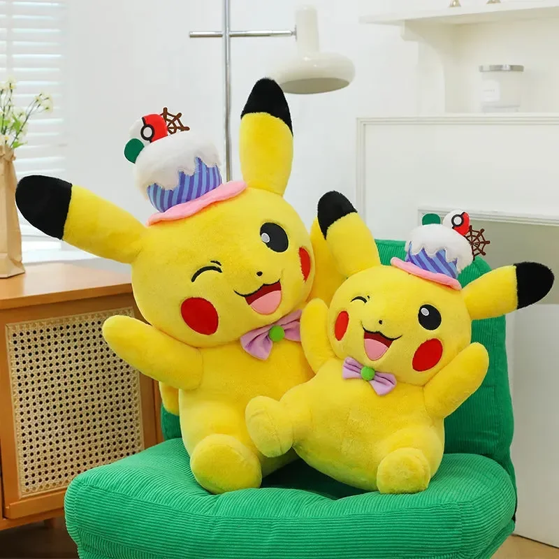 Pikachu Cake Hat Pokimon Plush - Image 2