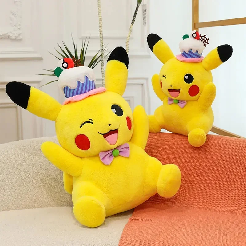 Pikachu Cake Hat Pokimon Plush - Image 4