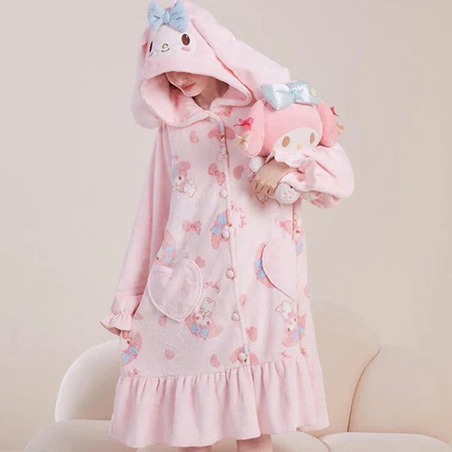 Pink Heart Melody Hoodie