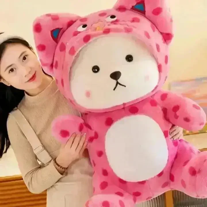 Pink Love Hooded Lena Bear Plushie (45 cm) - Image 5