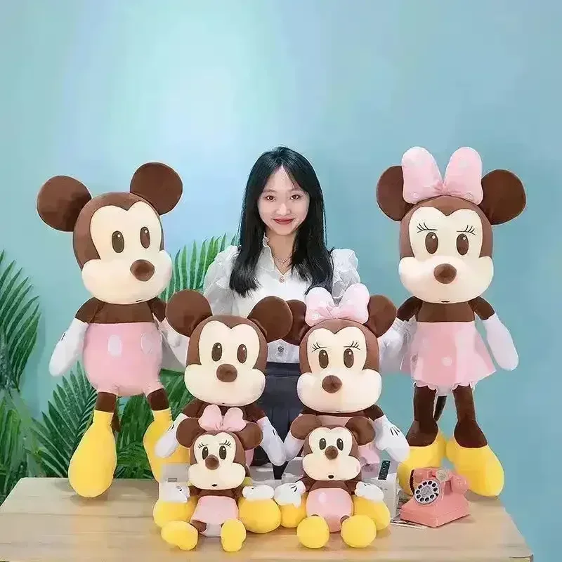 Pink Toned Mickey Minnie Plushies (60 cm) - Image 2