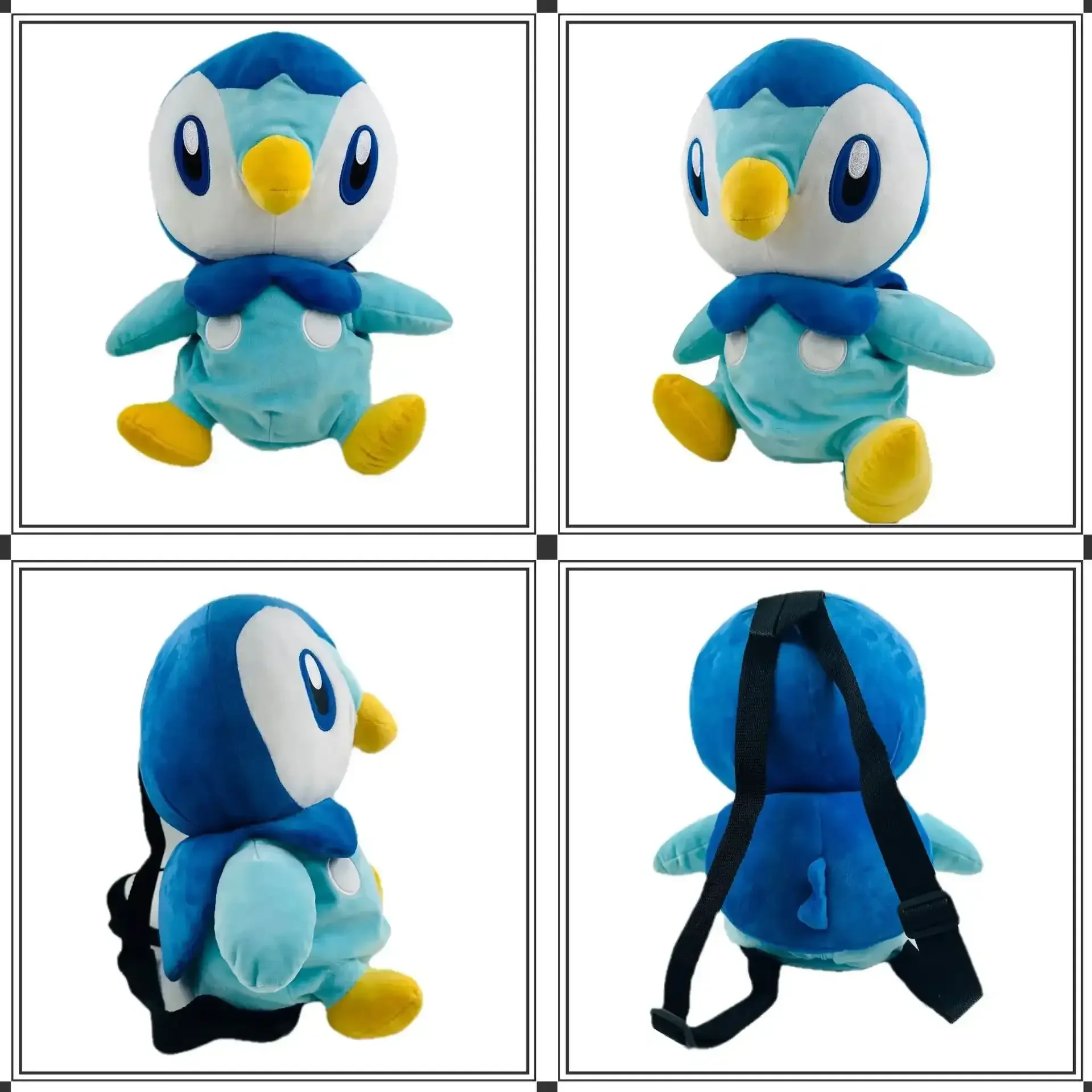 Piplup Pokimon Delightful Plush Backpack - Image 3