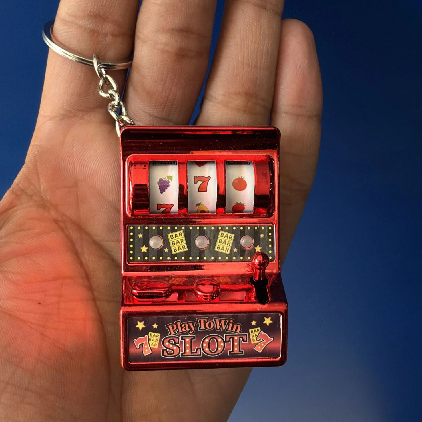 Play to Win Slot Machine Keychain - Image 7