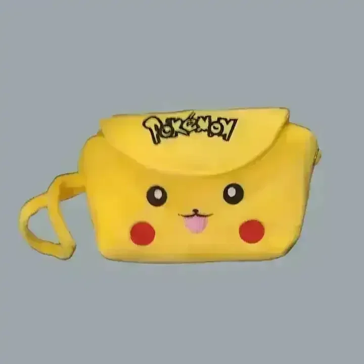 Plush Pikachu Pencil Pouch