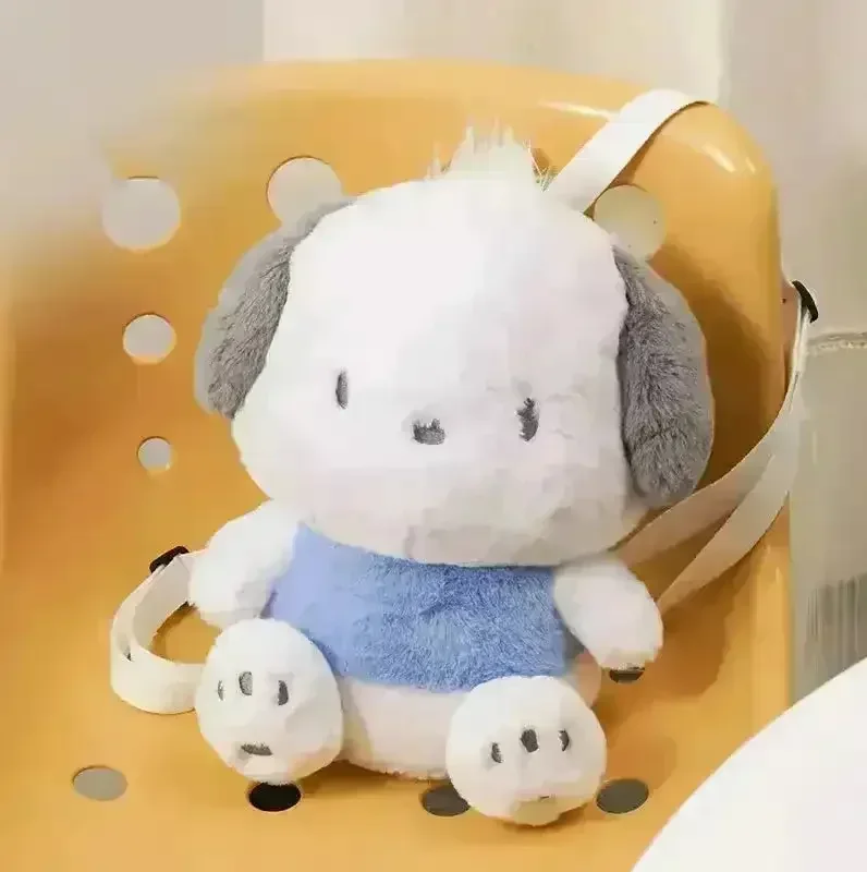 Pochacco Big Fluffy Plush Doll Backpack - Image 3