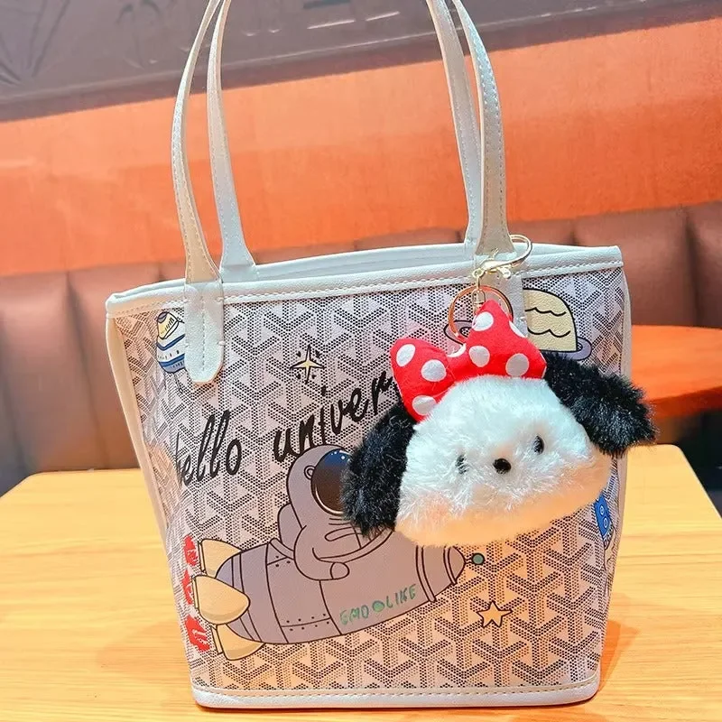 Pochacco Ruby Ribbon Plush Keychain - Image 2