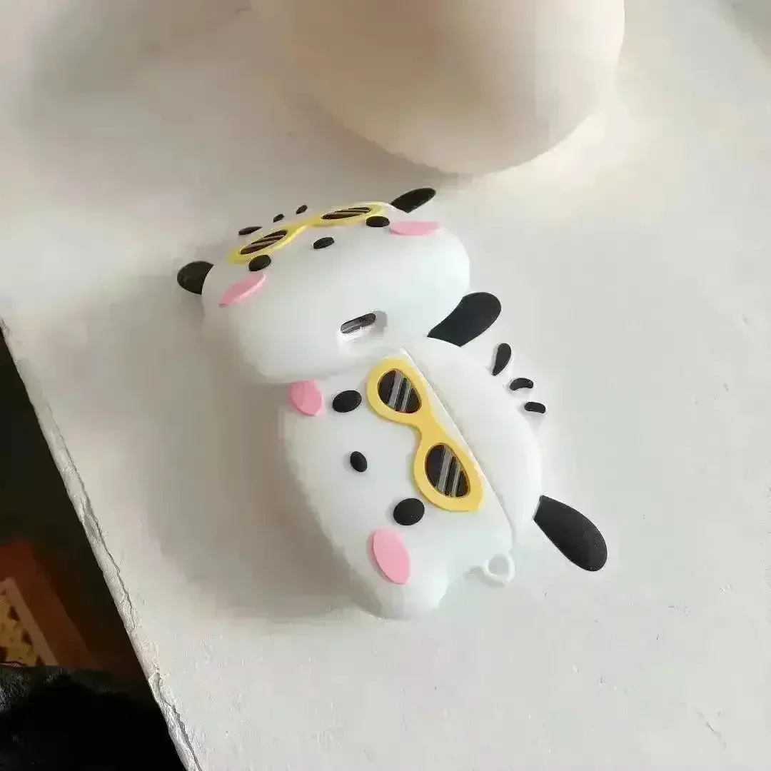Pochacco Sunglasses Silicone AirPods Case - Image 8