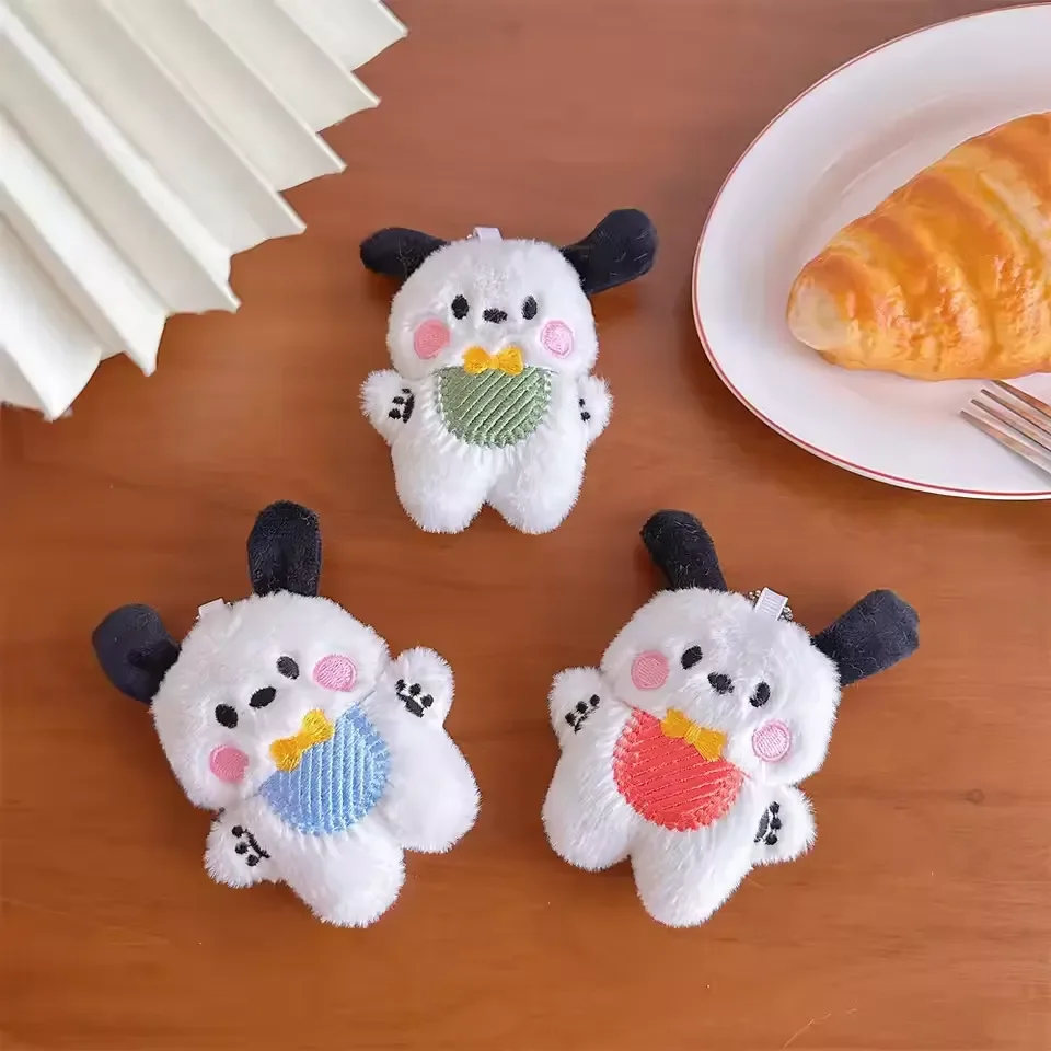 Pochacco Tiny Bib Plush Keychain - Image 2