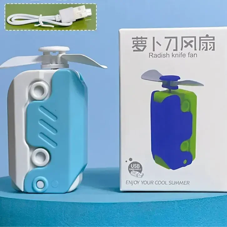 Pocket Breeze Folding Fan Keychain - Image 13