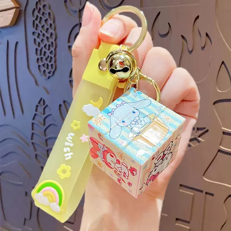 Pocket Rubik's Cube Fidget Keychain - Image 6