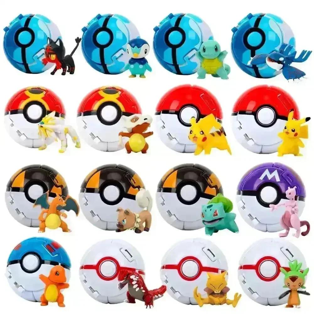 Pokimoen Pokeball Mini Figurines