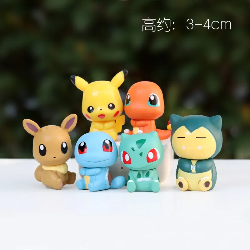 Pokemon Q-Version Starter Figures (Set of 6) - Image 2