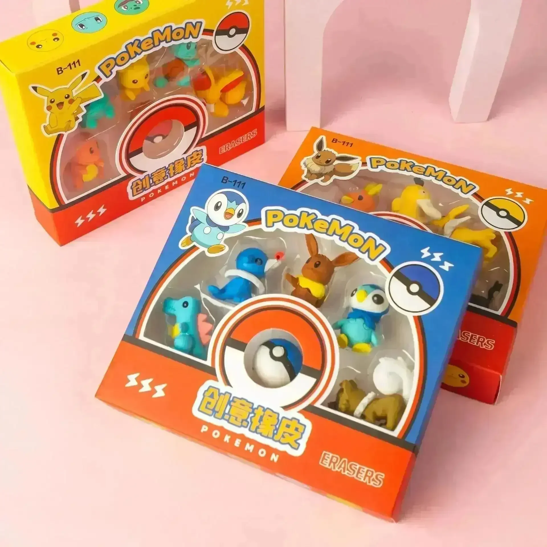 Pokimoen Shaped 3D Eraser Set - Image 5