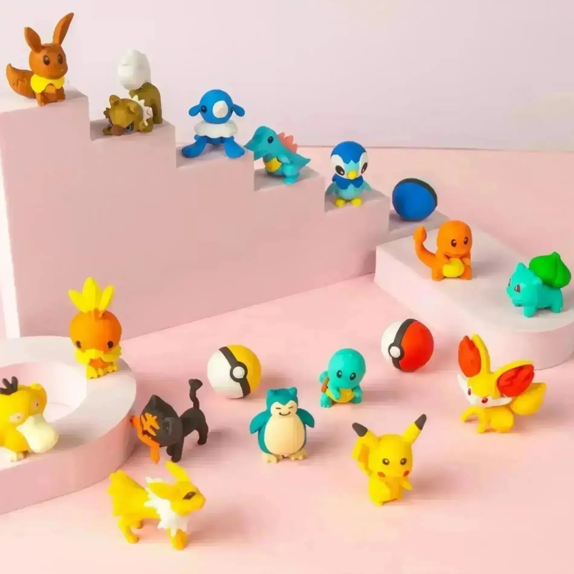 Pokimoen Shaped 3D Eraser Set - Image 6