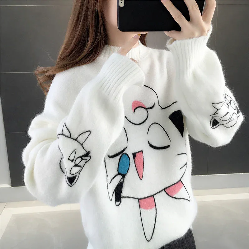 Pokimon Jigglypuff Lullaby Cozy Sweater - Image 2