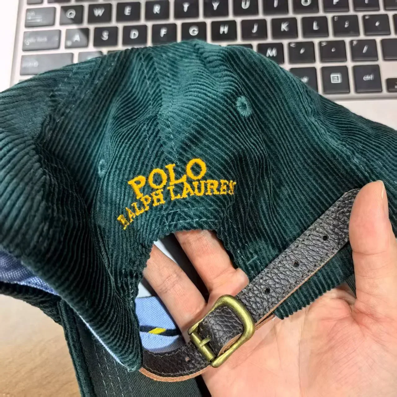 Polo Corduroy Baseball Cap - Image 5