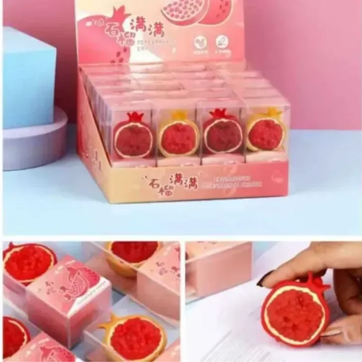 Pomegranate Pop 3D Eraser