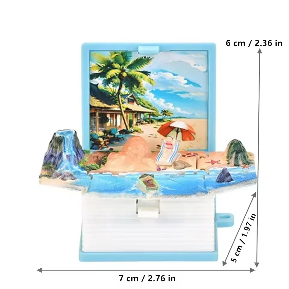 Pop-up Beach Paradise Folding Keychain - Image 6