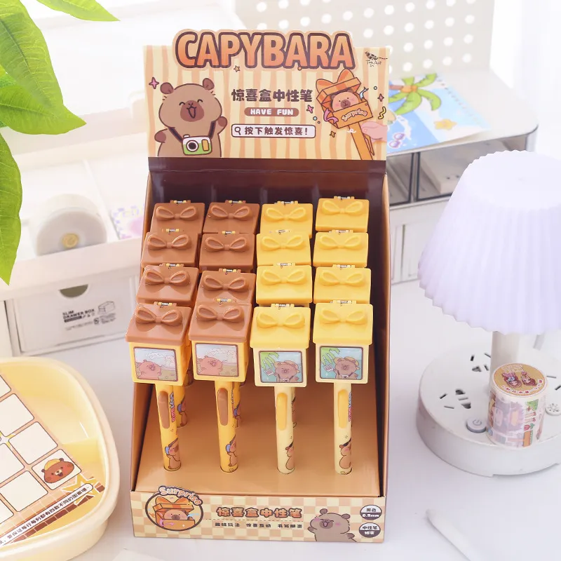 Pop-up Capybara Surprise Fidget Gel Pen - Image 5