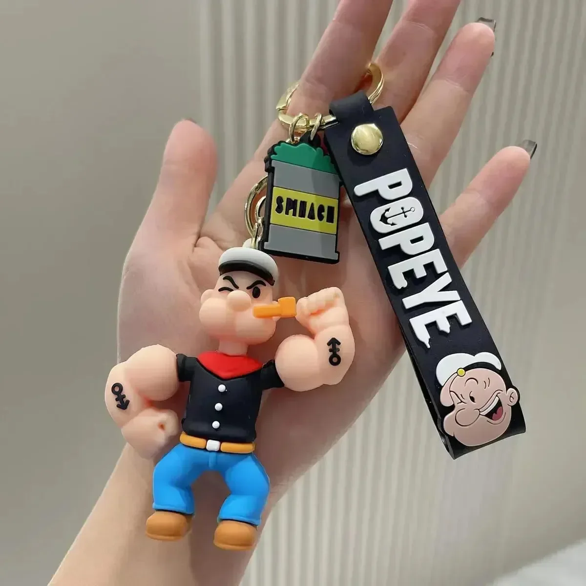 Popeye Spinach Strong 3D Keychain - Image 17