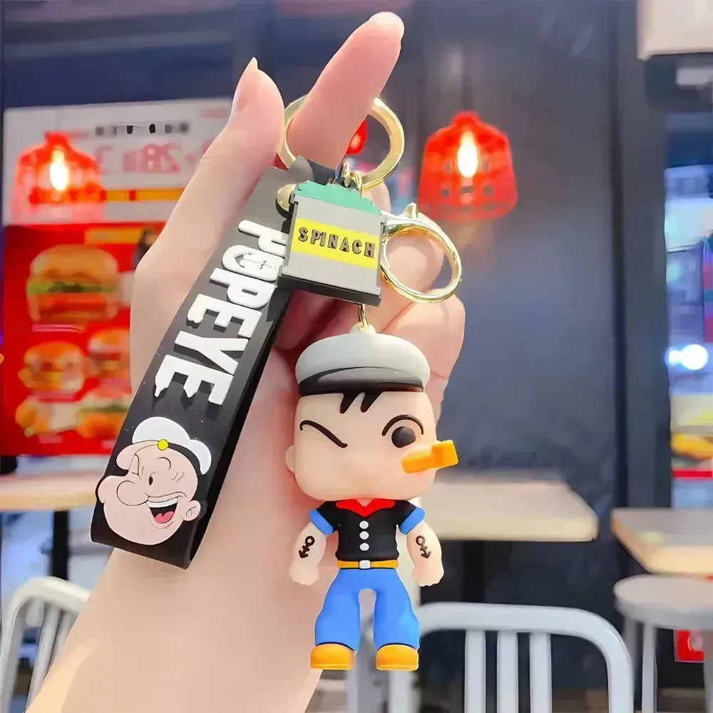 Popeye Spinach Strong 3D Keychain - Image 3