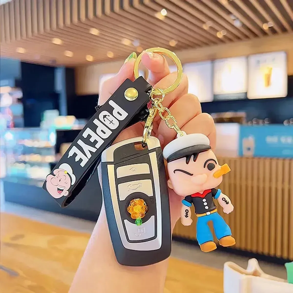 Popeye Spinach Strong 3D Keychain - Image 5