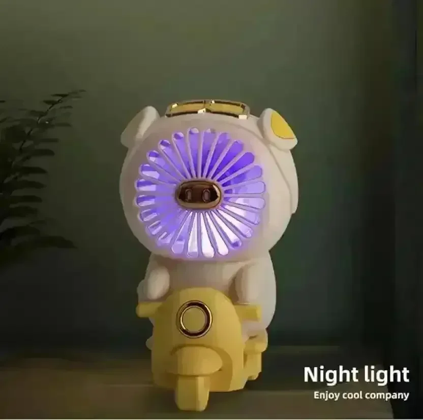 Portable Mini Scooter Fan with Light - Image 3