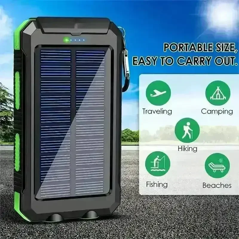 Portable Solar Energy Mobile Adventure Power Bank (7000 mAh) - Image 11