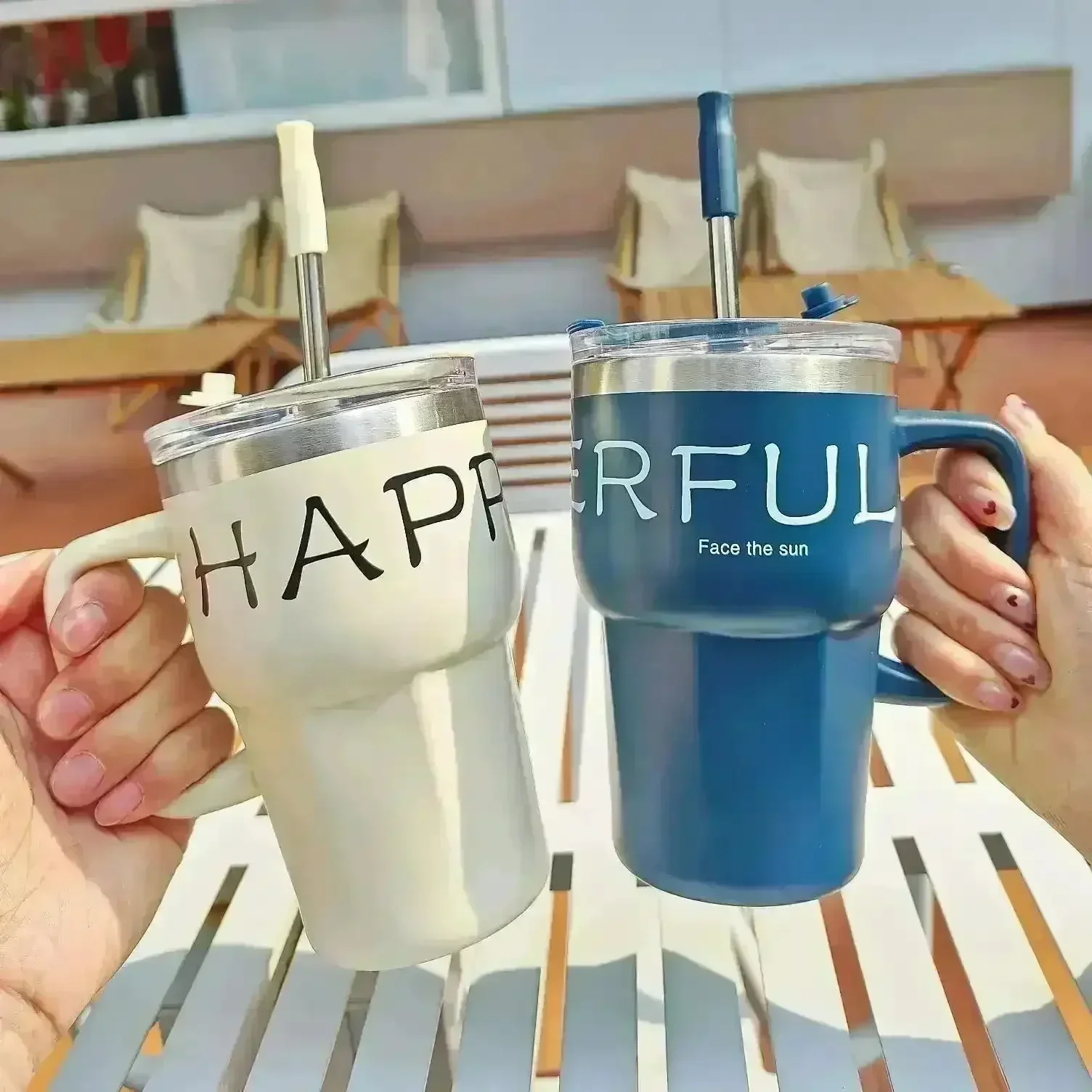 Positive Vibes Insulated Mugs (600 ml) - Image 4