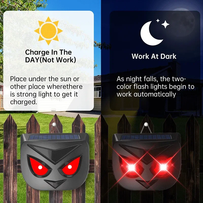 Predator Eye Solar-Powered Animal Deterrent - Image 2